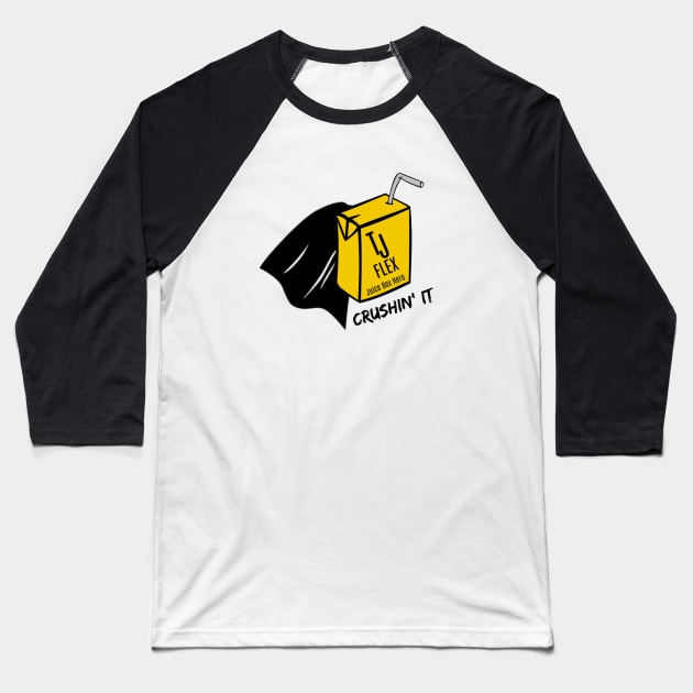 Tyler Jones "Juice Box Hero" Design Baseball T-Shirt by AustinFouts